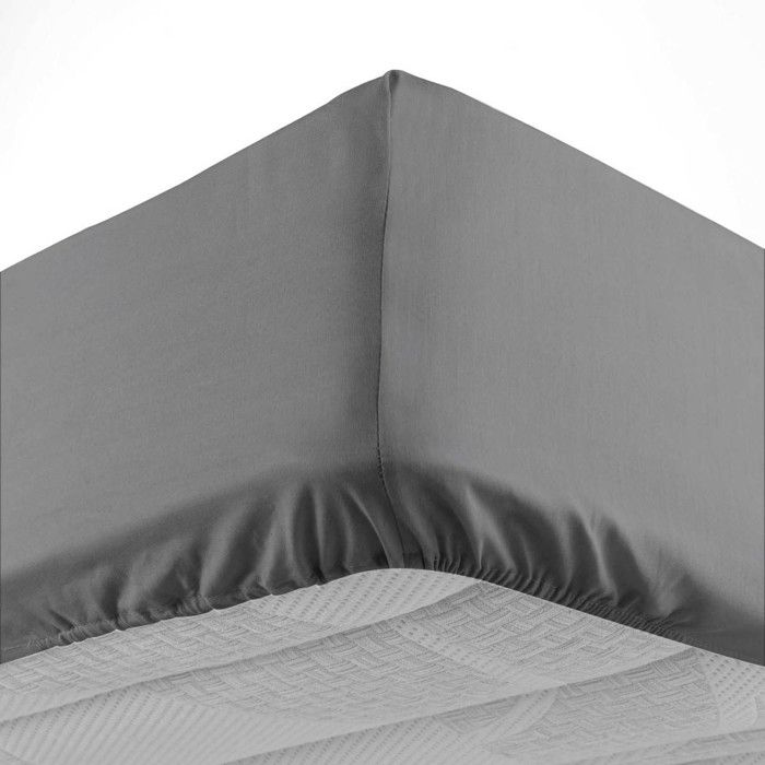 Drap Housse Lina 140x190cm Anthracite