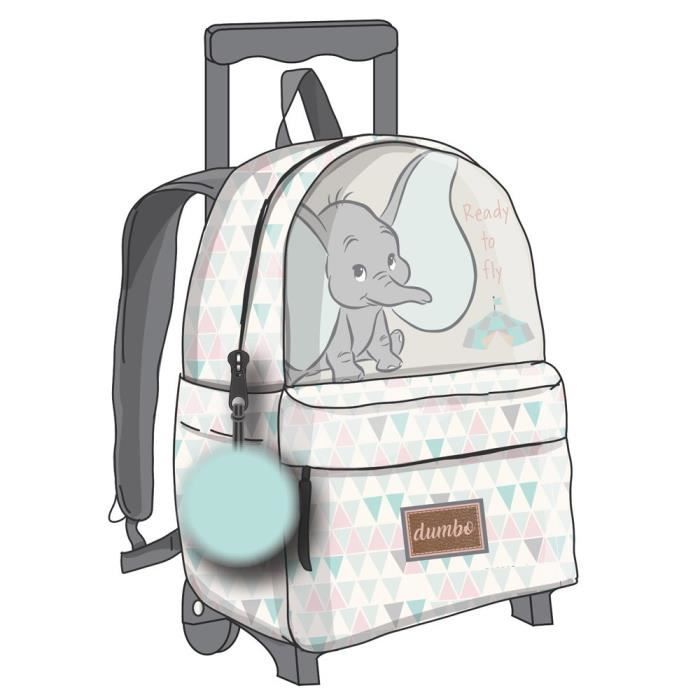 Sac dos roulettes maternelle Dumbo Fly 30 CM Cdiscount