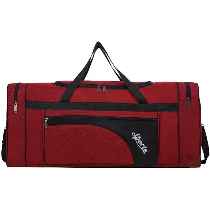 Sac De Voyage Cabine 47L - Léger & Robuste - Polyester Noir - Burakh