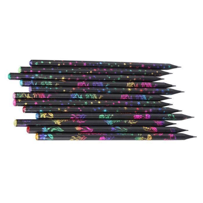 40 Crayons HB Avec Gomme - Motifs Drapeaux USA Et UK - Fournitures Scolaires, Récompenses éducatives - Pour Enfants