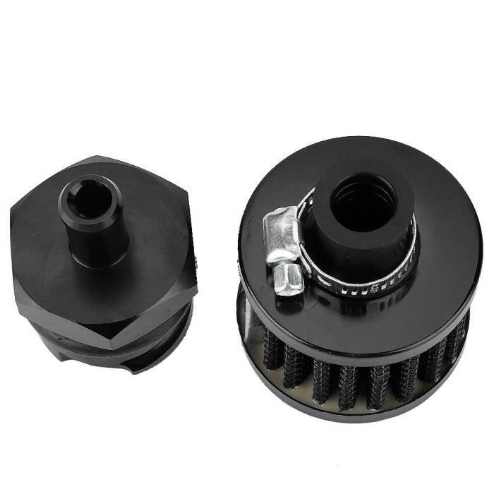 Bouchon D'huile Aluminium Noir Billet Pour Moteur LS, Avec Raccord AN10