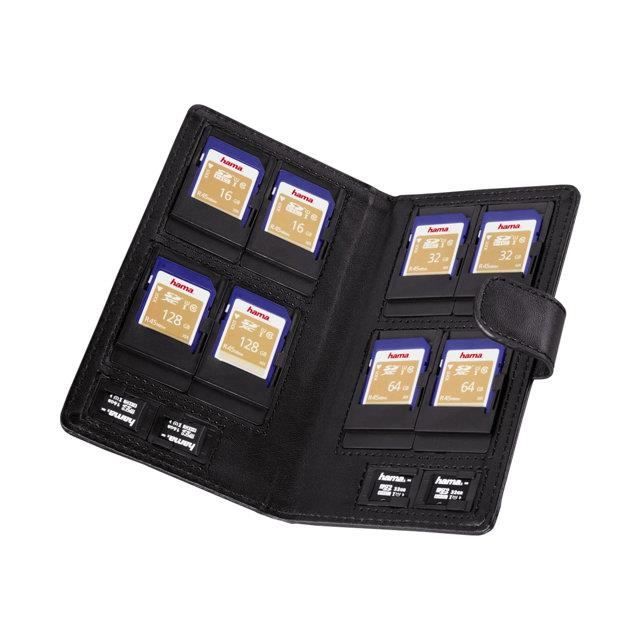 Hama Vegas Memory Card Case - Aufbewahrungstasche Für 8 SD/microSD Karten