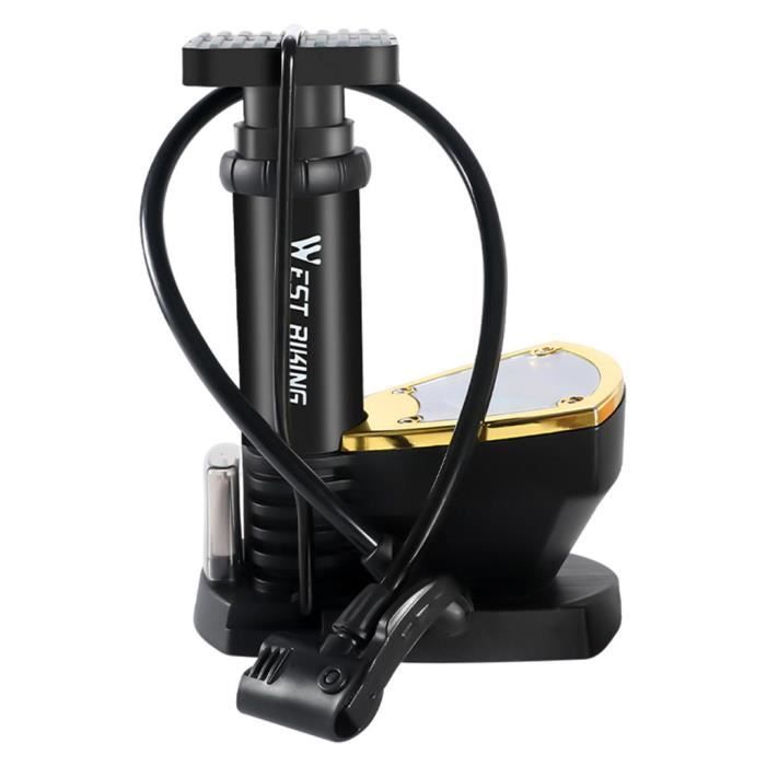 WEIDMAX Mini Pompe à vélo, Pompe à Pied pour vélo Portable Pompe à air