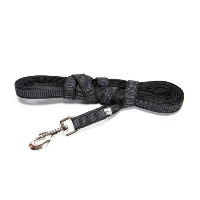 Comparer les prix de Longe de sport anti-glisse Color & Gray 20mm x 5m avec poignée, noir