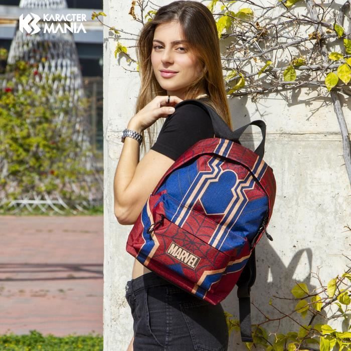 Petit Sac à dos HS FAN - Marvel Spiderman Drop - Rouge - Taille Unique Petit Sac à dos HS FAN - Marvel Spiderman Drop - Rouge - Taille Unique
