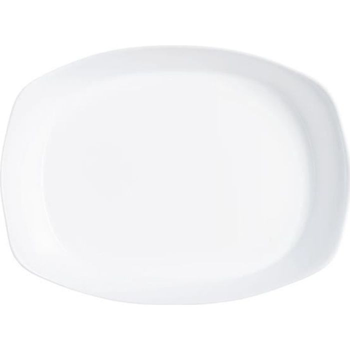 Plat à four rectangulaire - LUMINARC - Smart Cuisine Carine - Opale culinaire - Résiste 250°C - Four/Lave-vaisselle/Congélateur
