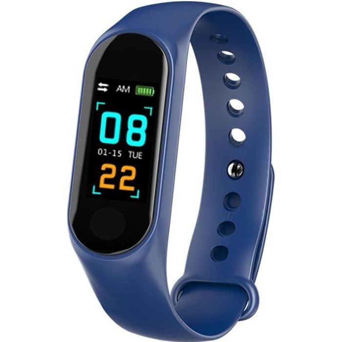 Montre Connectée,Fitness Tracker Smartwatch Bracelet Connecté Podometre
