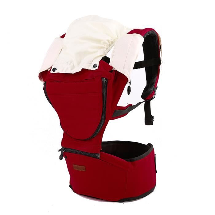 Porte Bebe Avec Hipseat Pour Bebe De 3 36 Mo Rouge Achat Vente Porte Bebe Cdiscount