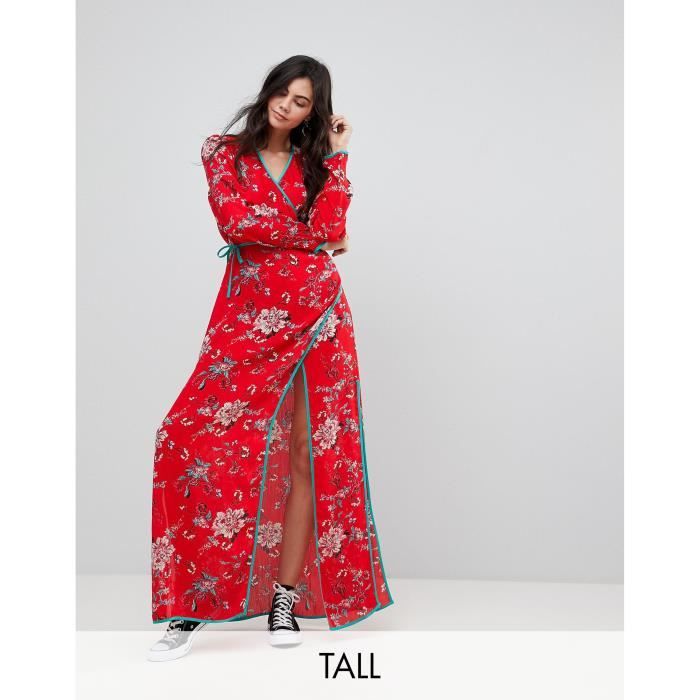 robe cache coeur longue