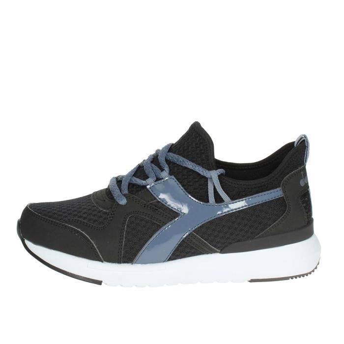Diadora Petite Sneakers Femme Noir Noir Cdiscount Chaussures