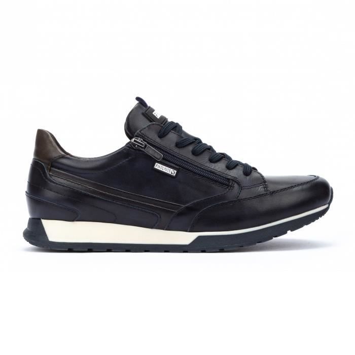 Pikolinos Baskets homme - PIKOLINOS - Cambil M5N-6237C1 - Cuir - Lacets - Bleu