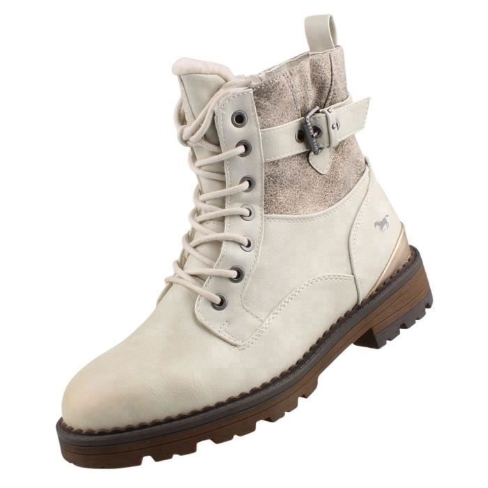Bottines mustang beige femme shop
