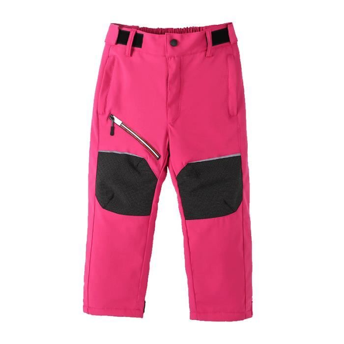 Pantalon de Ski Enfant Mixte Garçon Fille Bicolore Résistance à l'eau Sport  - Fuchsia - Cdiscount Sport