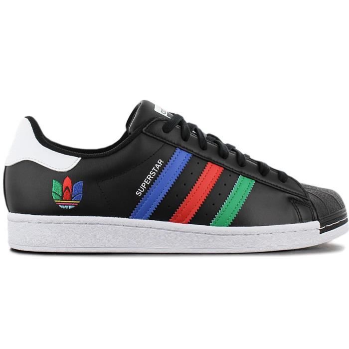 Adidas Originals Superstar - Hommes Baskets Sneakers Chaussures de sport  Noir FU9520 Noir - Cdiscount Chaussures