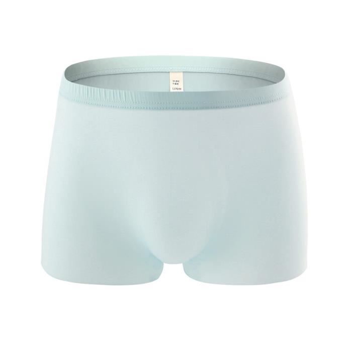Sous-vêtements en soie glacée pour hommes sans trace Boxer respirant
