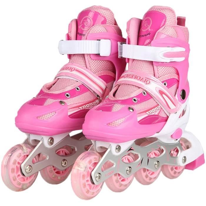 Rollers Enfants Réglables HSGAV - Roues Lumineuses PU, Roulements ABEC-7, Tailles Ajustables EU34-37 - 2