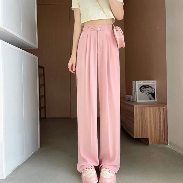 Pantalon surv tement femme de bureau l gant pour taille haute