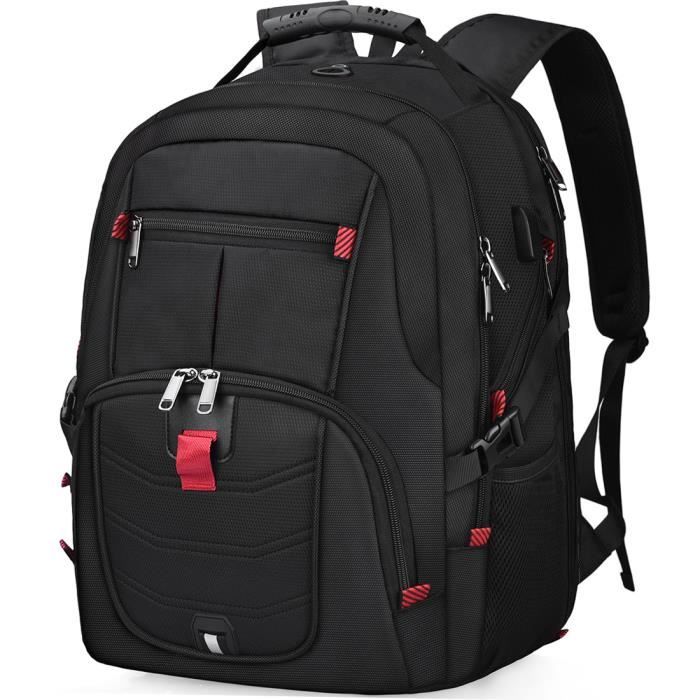 Sac à Dos Ordinateur Portable 17.3 Pouces Homme Imperméable - Grande Capacité Avec USB Et Anti-Vol
