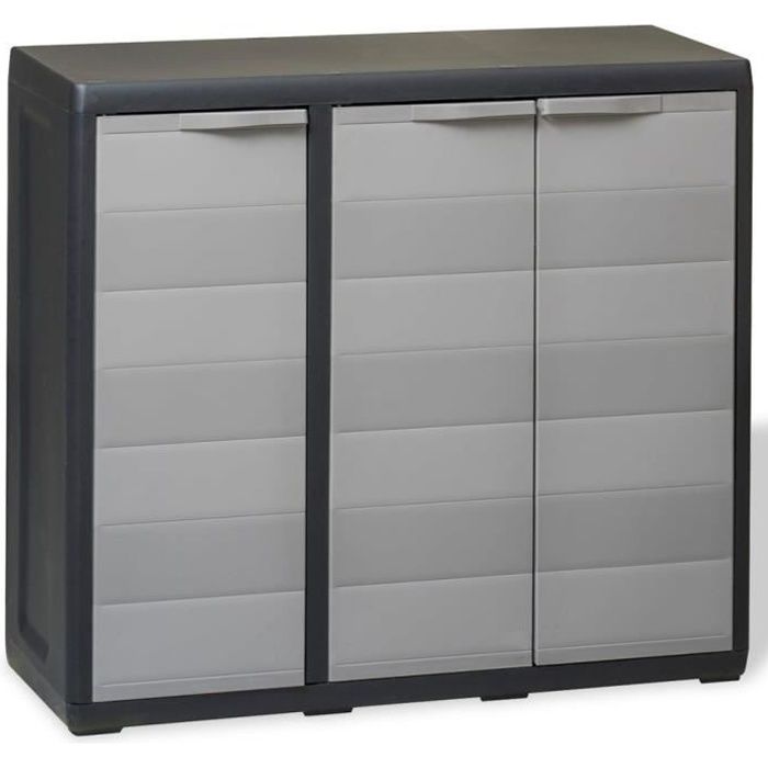 Meuble De Rangement Jardin Pvc Achat Vente Pas Cher