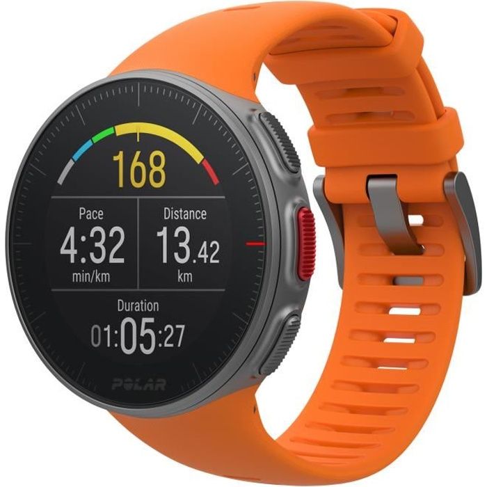 POLAR VANTAGE V Montre cardio GPS orange M/L - Cdiscount Téléphonie