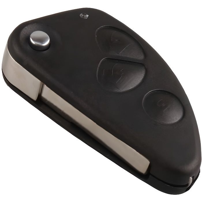 Coque Télécommande Compatible Alfa Romeo 159 Brera 156 Spider - Générique Sans Logo - Pour Remplacement Boîtier