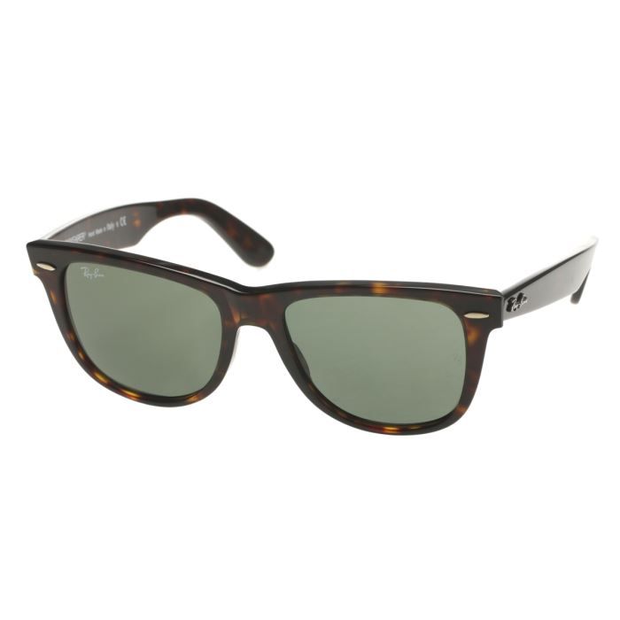 RAY BAN Lunettes de Soleil Wayfarer Marron RB2140 Mixte