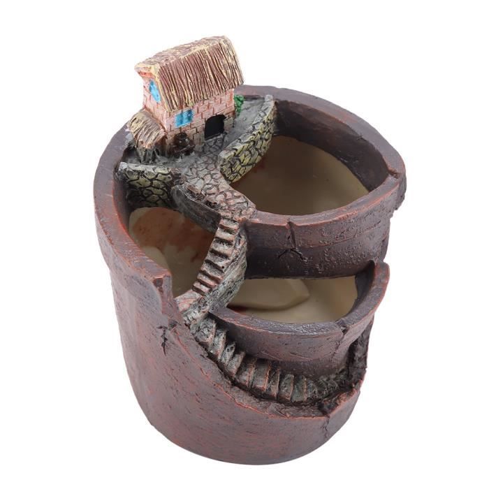 Pot De Fleurs En Résine Lazy Guy - Motif Personnage Paresseux, Pour Plantes Succulentes, Trous De Drainage