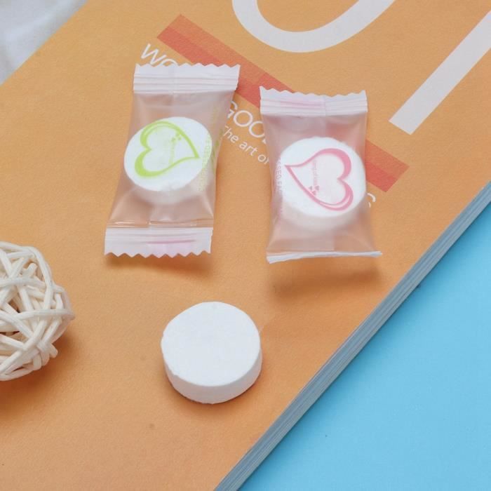 200 Serviettes Compressées En Coton - Ultra Absorbantes, Douces Pour La Peau, Emballées Individuellement - Idéal Voyage, Camping, Sport - 8