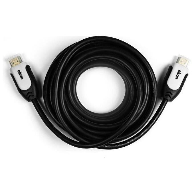 EKON Câble HDMI 3m - Câble HDMI 2.1 connecteurs 8K blanc sur