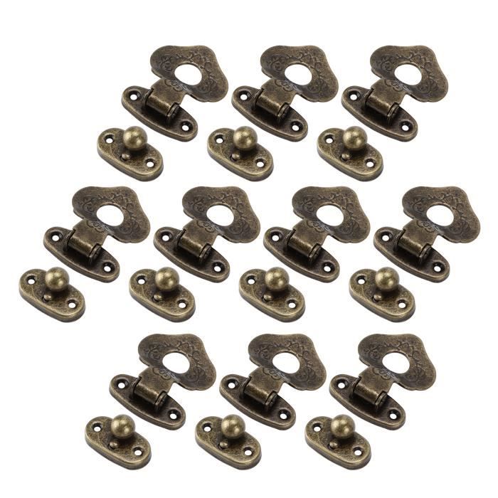 Loquet De Valise En Métal Avec Clés - Moraillon Bascule 76mm - Uxcell - Neuf