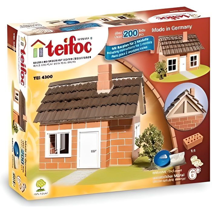 Teifoc Jeu Kit de construction en briques Enfant 6 ans + - Un jeux