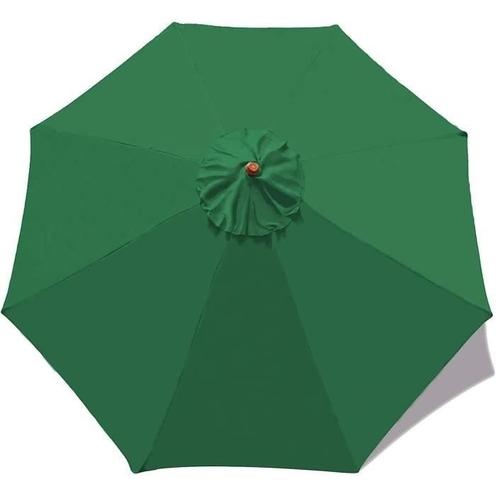 Toile De Remplacement Pour Parasol Déporté 8 Baleines 3m - Tissu épais Résistant Aux Intempéries - Jardin, Terrasse - 2