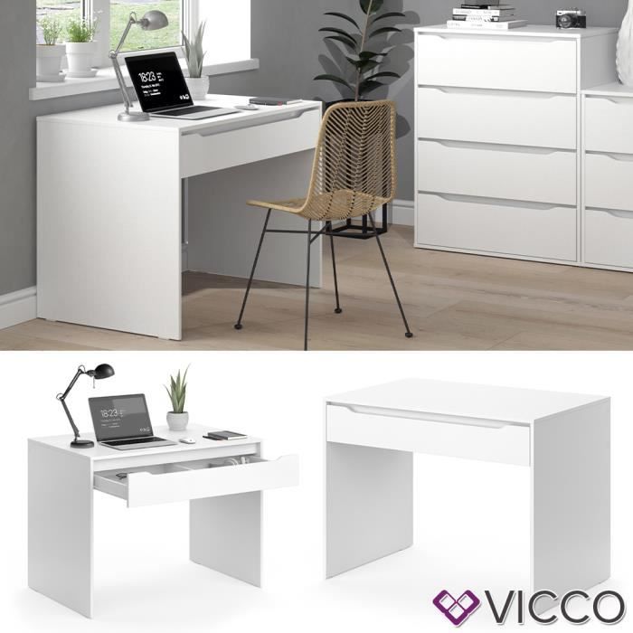 bureau vicco ruben, table de bureau, bureau informatique, 100 x 65 cm, table de travail, mobilier de bureau
