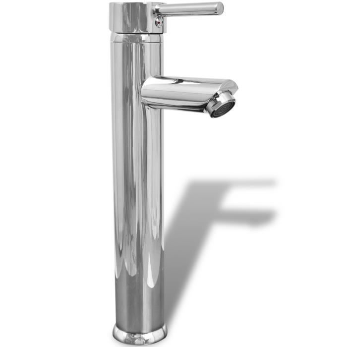 Robinet Mitigeur pour Salle de Bains en Laiton - VIDAXL - Fixe - Chromé - Economie deau: Non