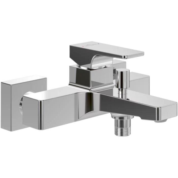 Mitigeur bain douche mécanique VILLEROY ET BOCH Architectura Square Chrome - vue 2