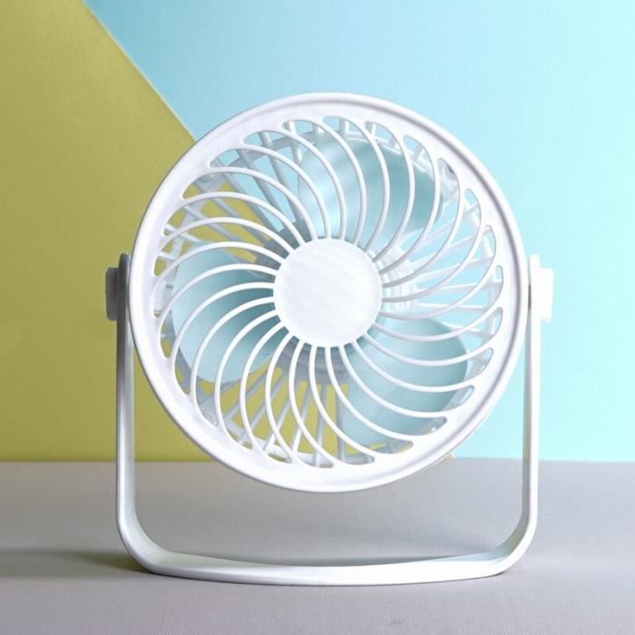 Ventilateur De Bureau Noir 6 Pouces - USB Ou Prise EU, Compact Et Silencieux