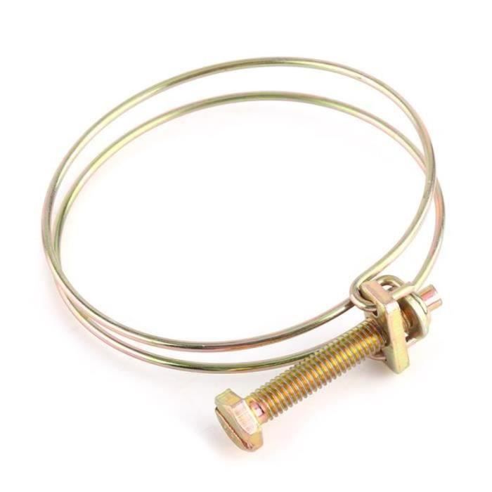 Colliers De Serrage à Tige Filetée Acier Inox 304 - Lot De 2 - Pour Tuyaux Diamètre 56-59mm (2.2-2.32") - 5