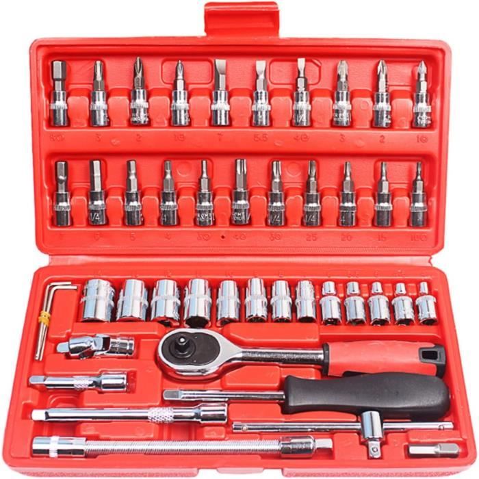 Kit de clé dynamométrique - YYV - Vélo et Moto - 72 dents - Réglable - Acier au chrome-vanadium