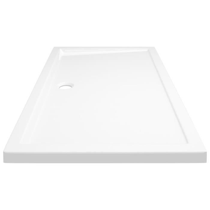 Zerodis Receveur de douche rectangulaire ABS Blanc 70x120 cm RE388