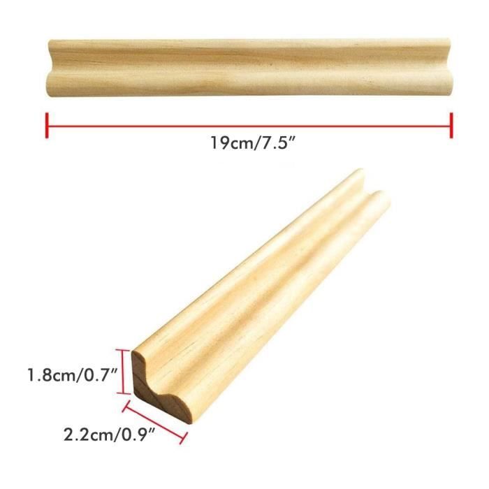 4 Porte-dominos En Bois – Support De Jeu Solide – Pour Mahjong, Train Mexicain – Rangement Et Transport Facile