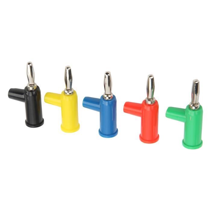 Fiches Bananes 6mm² Fiches Bananes Poppstar - Lot De 8 - Contacts 24k Plaqués Or - Pour Câbles Jusqu'à 6 Mm² - Haut-parleurs Et Amplis Fiches Bananes Hifi - Foto 5