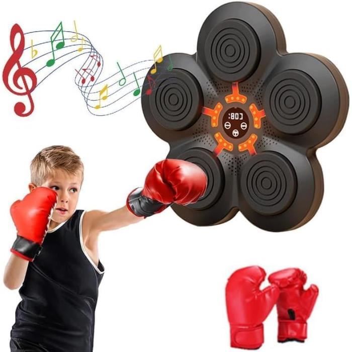 Boxe Training Lumineux Machine De Boxe Musicale Murale - Bluetooth, Lumières LED - Entraînement Fun à La Maison Capteur Pression Sport Boxe Training Lumineux Machine De Boxe Musicale Murale - Bluetooth, Lumières LED - Entraînement Fun à La Maison Capteur Pression Sport