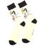The Beatles Cartoon Group Homme nouveau Beige Chaussettes UK Size 7-11