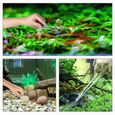 Plantes à outils d'aquarium en acier inoxydable 5 en 1 Outils d'aquascaping pour aquarium (ciseaux, spatule de substrat, pince à épi-1