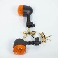 Clignotant Avant Droit/arrière Gauche Blanc Compatible Derbi Senda SM 50 (2000-2001) - Verre Clair
