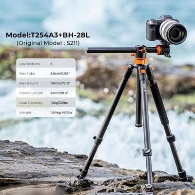 Mini Tête De Trépied à Rotule Avec Griffe - Support Panoramique 360° En Aluminium Pour Appareil Photo - 7