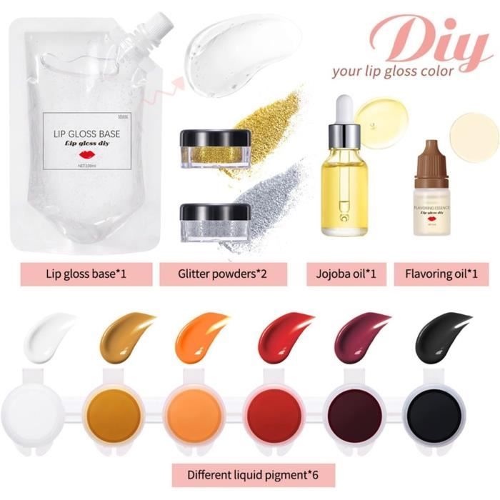 Lisciani Moon Academy - Kit Fabrication Gloss Naturel - Coffret Cosmétique Fille 7-12 Ans