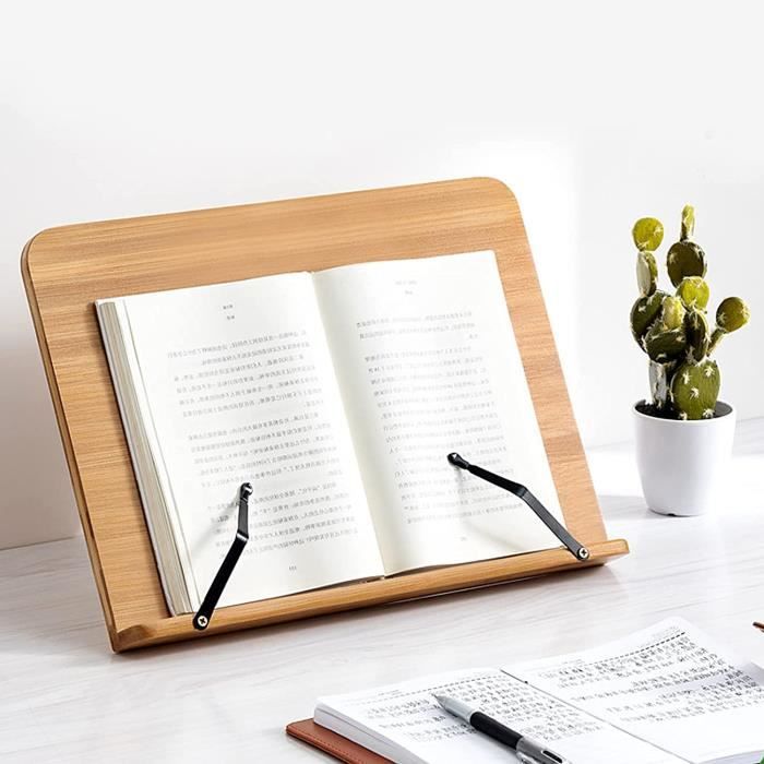 Readaeer Support De Lecture Portable En Métal Pliable - Idéal Cuisine, Bureau Et Livres De Recettes