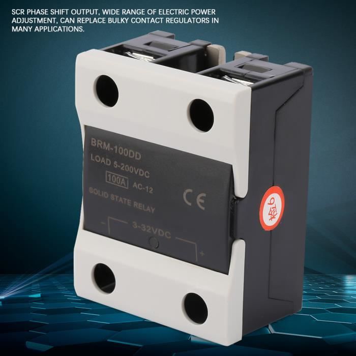 DC Input 3-32V SSR-100DD Relay, Solid Relay, SSR Module, Voltage Relay for Home Industry