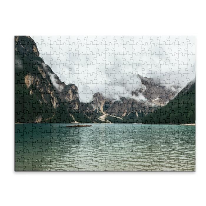 Puzzle Classique 280 pièces Paysage de Lac de Montagne Sommets dans les  Nuages - Cdiscount Jeux - Jouets